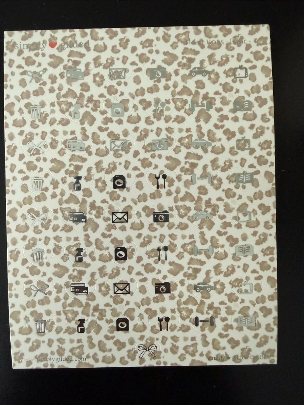 Simply Gilded Decorative Planner Sticker Sheets